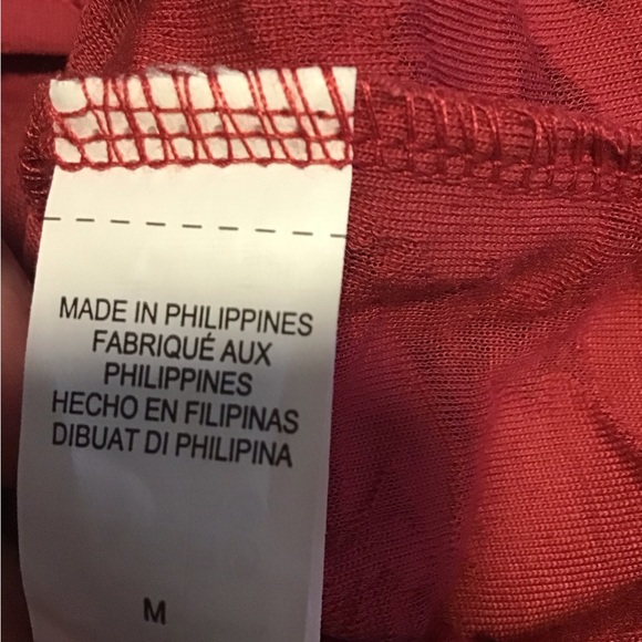 NWT! Lucky Brand Rust Lace Blouse - Picture 6 of 7